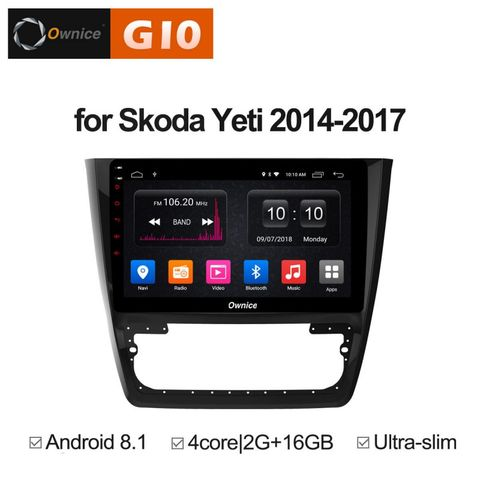 Ownice G10 S1919E  Skoda Yeti (Android 8.1)